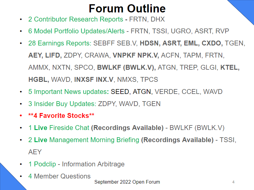 GeoInvesting's tweet photo. Tomorrow is our Premium Live Open Forum where we expand on the past month's GeoInvesting stock coverage for Premium Members. We will review 5 #ModelPortfolio Updates, 2 #ContributorReports, and 28 #Earnings.
Get our #SaturdayRecap with the highlights.
https://t.co/uYyVVuUNYw https://t.co/Xmo12yVspN