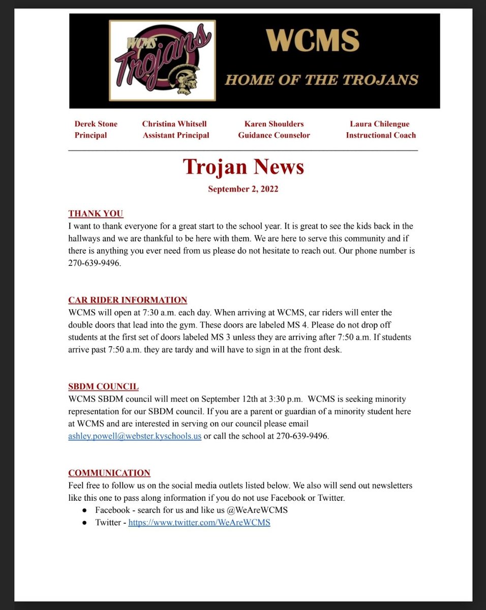 WeAreWCMS's tweet photo. Newsletter https://t.co/RLPYmIjtCP