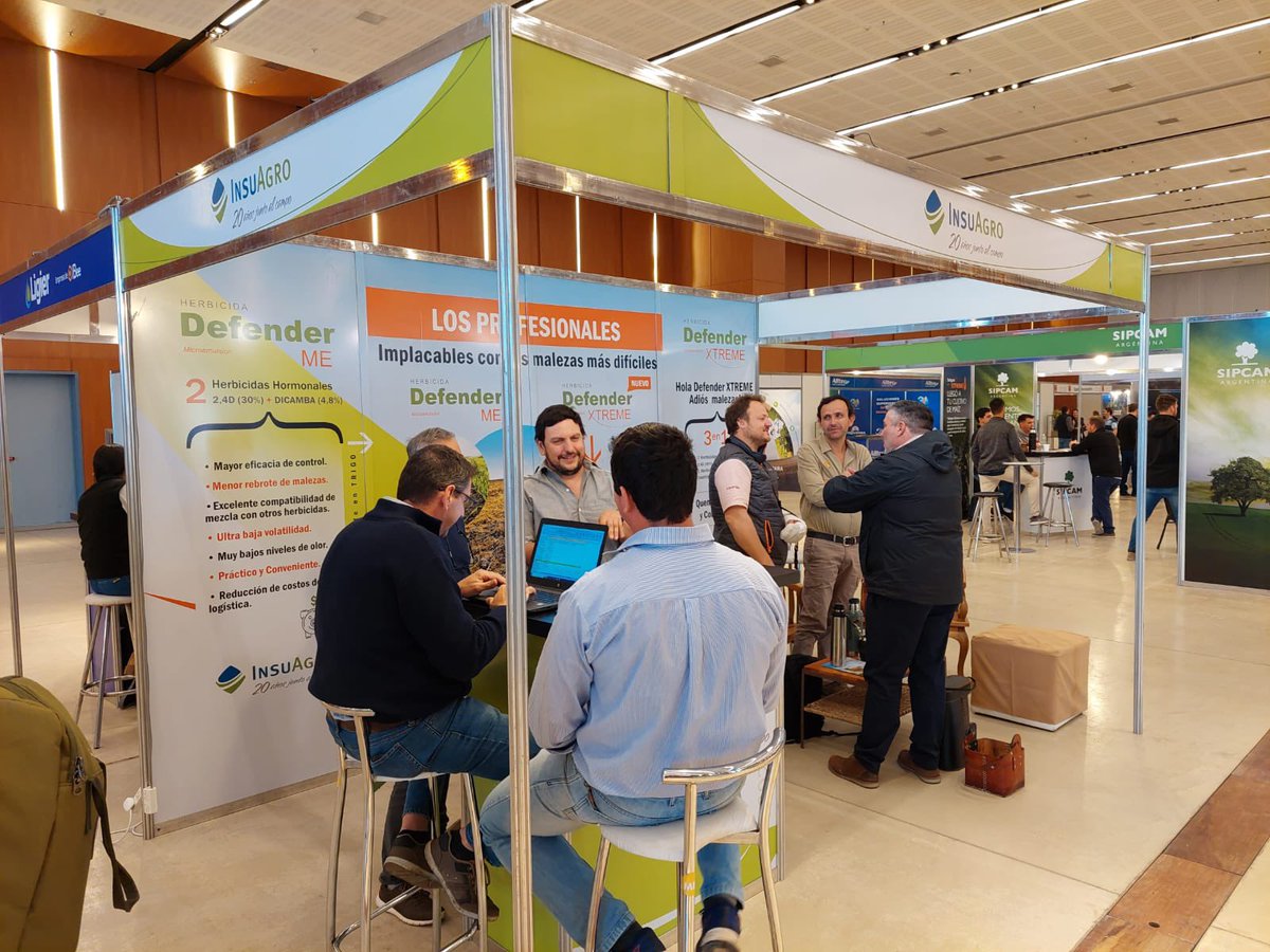 InsuAgro's tweet photo. Estamos en el stand de Insuagro en la jornada de malezas. Te esperamos. @AXconsultora https://t.co/lyHYMbi9XP