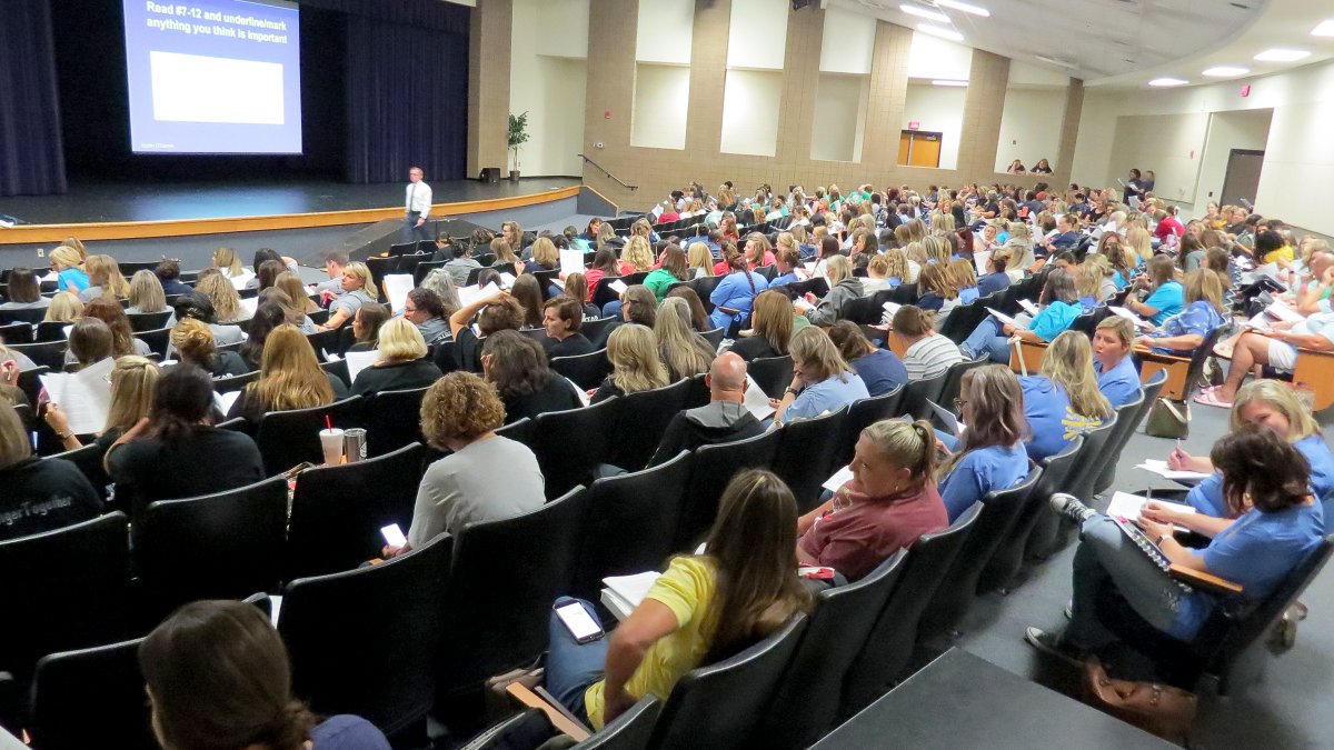 PCSD schools are getting ahead by prepping for a new state law on screening K-3 students for dyslexia that goes into effect next school year. PCSD invited dyslexia expert and long-time special education educator and author John Connor to speak to 400 elementary teachers at PCHS.