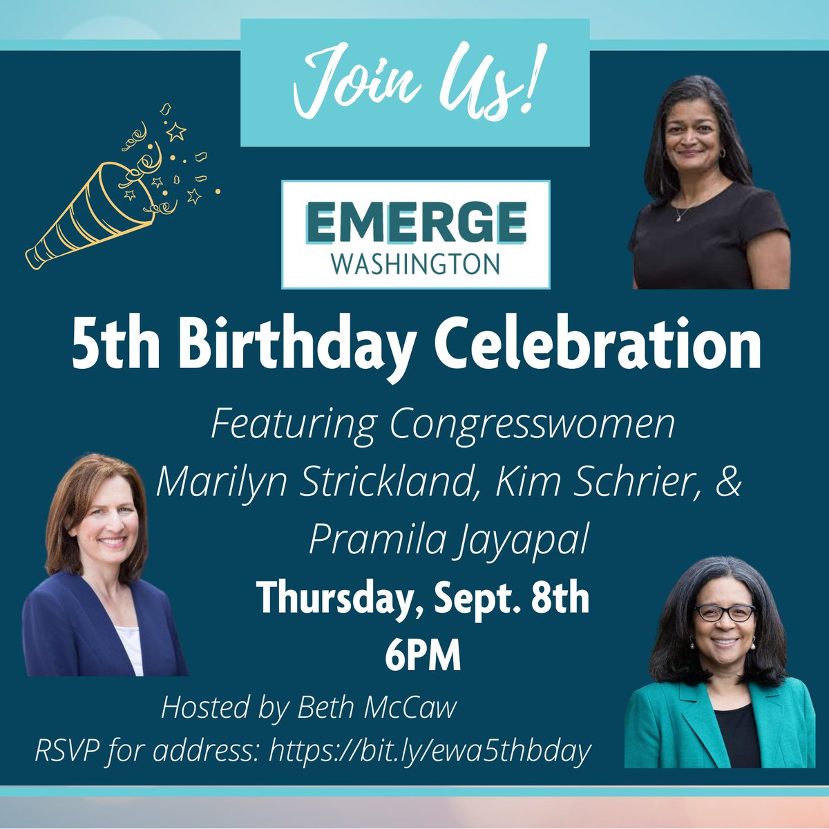 Don't miss our 5th Bday Party this Thursday 9/8 at 6pm in Medina! bit.ly/ewa5thbday