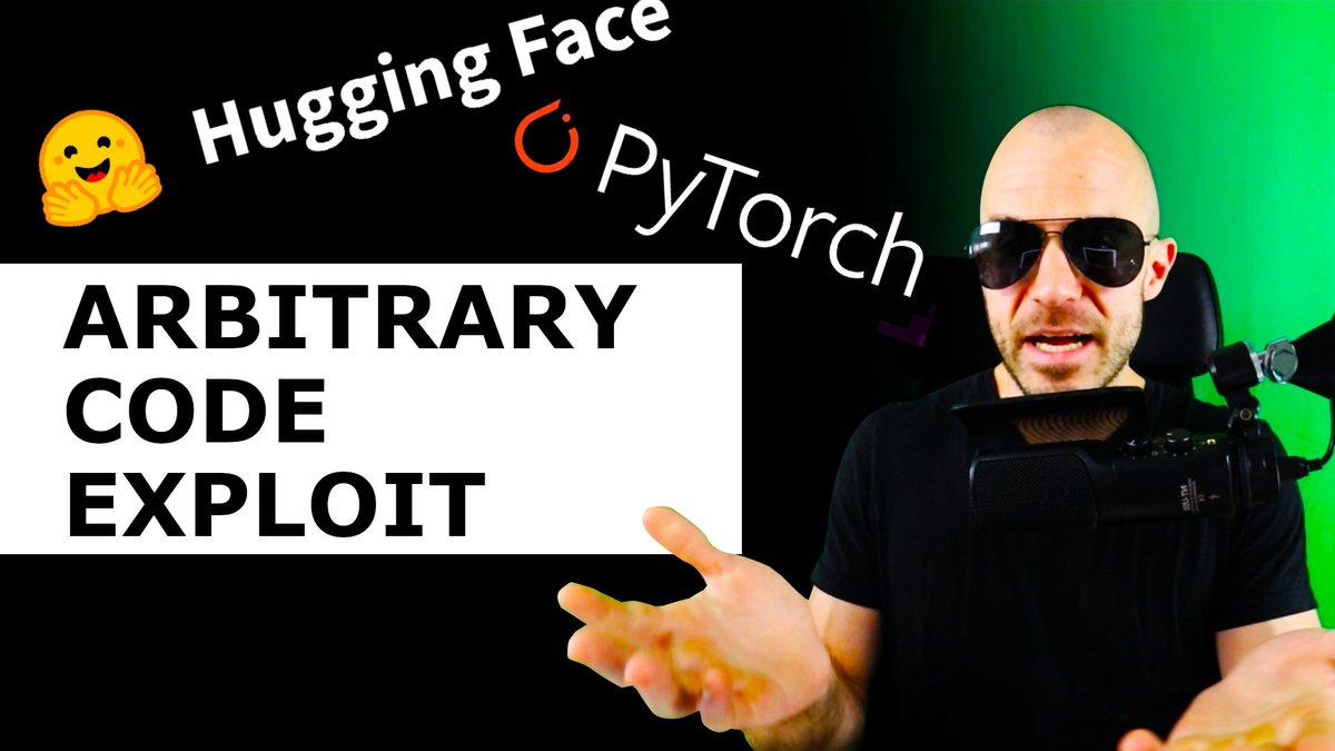 Turns out loading models from the hub (or any other place) is ⚠️ NOT SAFE ⚠️ and opens you up to arbitrary code execution by an attacker🤯
Learn how to do it yourself (and how to protect against it) in this video:
youtu.be/2ethDz9KnLk