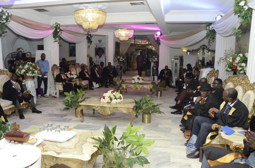 iuokadaofficial's tweet photo. It was merriment and glamour at the Special Senate meeting in honour of the Honourable Chancellor and founder of Nigeria’s premier private university, Igbinedion University Okada on the occasion of his 88th birthday. #explore #iuokadaofficial #edopride #Esama@88 https://t.co/vVRSXuG1sM
