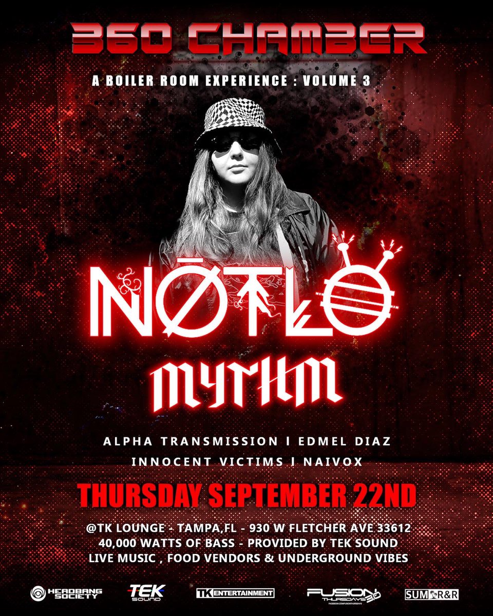 staysulty's tweet photo. tampa friends! 

come out september 22nd to see the goat @NotLoBassMusic  
i’ll be there too 😎 

get tix down below before they are gone! https://t.co/avguAj8Ady