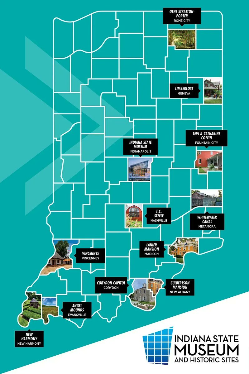 Looking for adventures this Labor Day weekend? 🤔 Explore one – or more! – of the 12 Indiana State Museum and Historic Sites. From the shore of Sylvan Lake to the banks of the Ohio River, we have locations throughout the Hoosier state. Plan a visit: bit.ly/3i16L0I