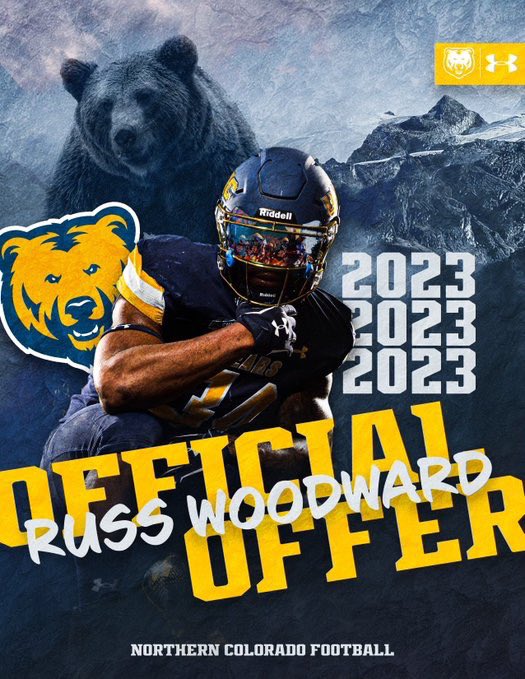 After an incredible phone call with @armour223 and @FBCoachByrnes I am blessed and honored to have received an offer to continue my academic and football career @UNC_BearsFB! @CoachMVP08 @SixZeroAcademy @EHS_Cougars