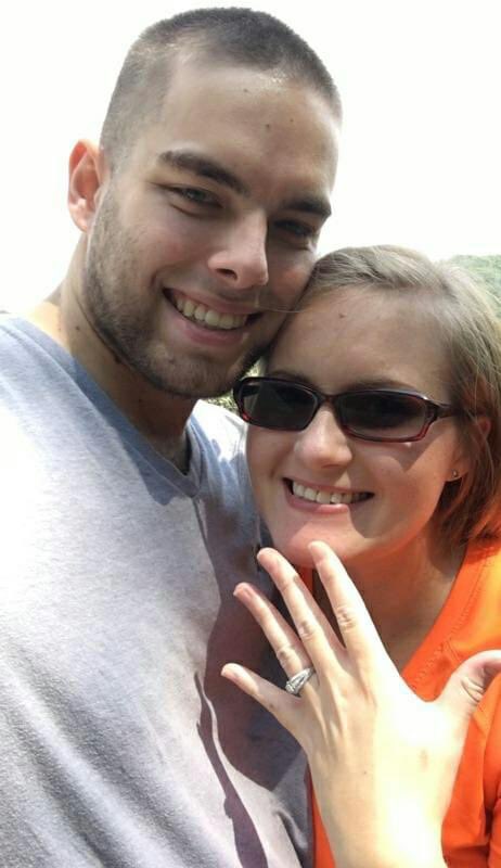 5 years ago today, on top of a mountain my wife said “you’re not proposing are you?!” while I was proposing to her 😂 she said yes anyways haha 🤣❤️