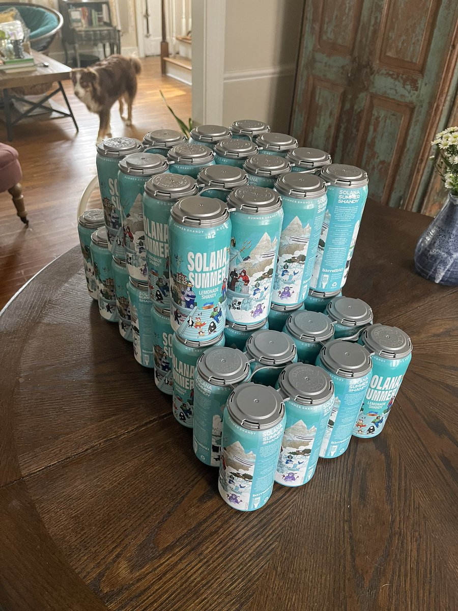 Commence holiday weekend 🫡

Thanks <a href="/barrelDAO/">barrelDAO (🫡 , 🍻)</a> (<a href="/corinnnel/">Corinne | barrelDAO</a>) for expediting the first half of my order 🫶

See y’all Sunday 2pm PST for y00ts (most likely)