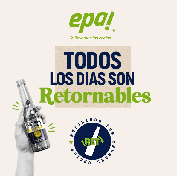 epa_modelo's tweet photo. ♻️¡𝗥𝗲𝗰𝗶𝗯𝗶𝗺𝗼𝘀 𝘁𝘂𝘀 𝗲𝗻𝘃𝗮𝘀𝗲𝘀 𝘃𝗮𝗰í𝗼𝘀!🌎
Te cambiamos tus envases vacíos TODOS LOS DÍAS. Ya no hay pretextos, deshazte de esos envases vacíos y cámbialos por unas bien frías 🍻. En Aguascalientes, los únicos que cambiamos tus retornables. https://t.co/1cbQFCwI34