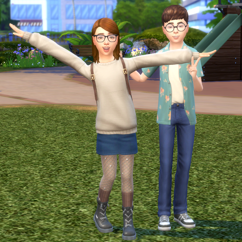 GrumpyMandy's tweet photo. #Lookbook
Hice una sesión de fotos con mini Mandy y mini Antonio para las prubas de ropa de Los Sims 4 Moda Mini y debo decir, han quedado adorables.
#lossims4 #modamini #thesims4 https://t.co/dPdmQofCSn
