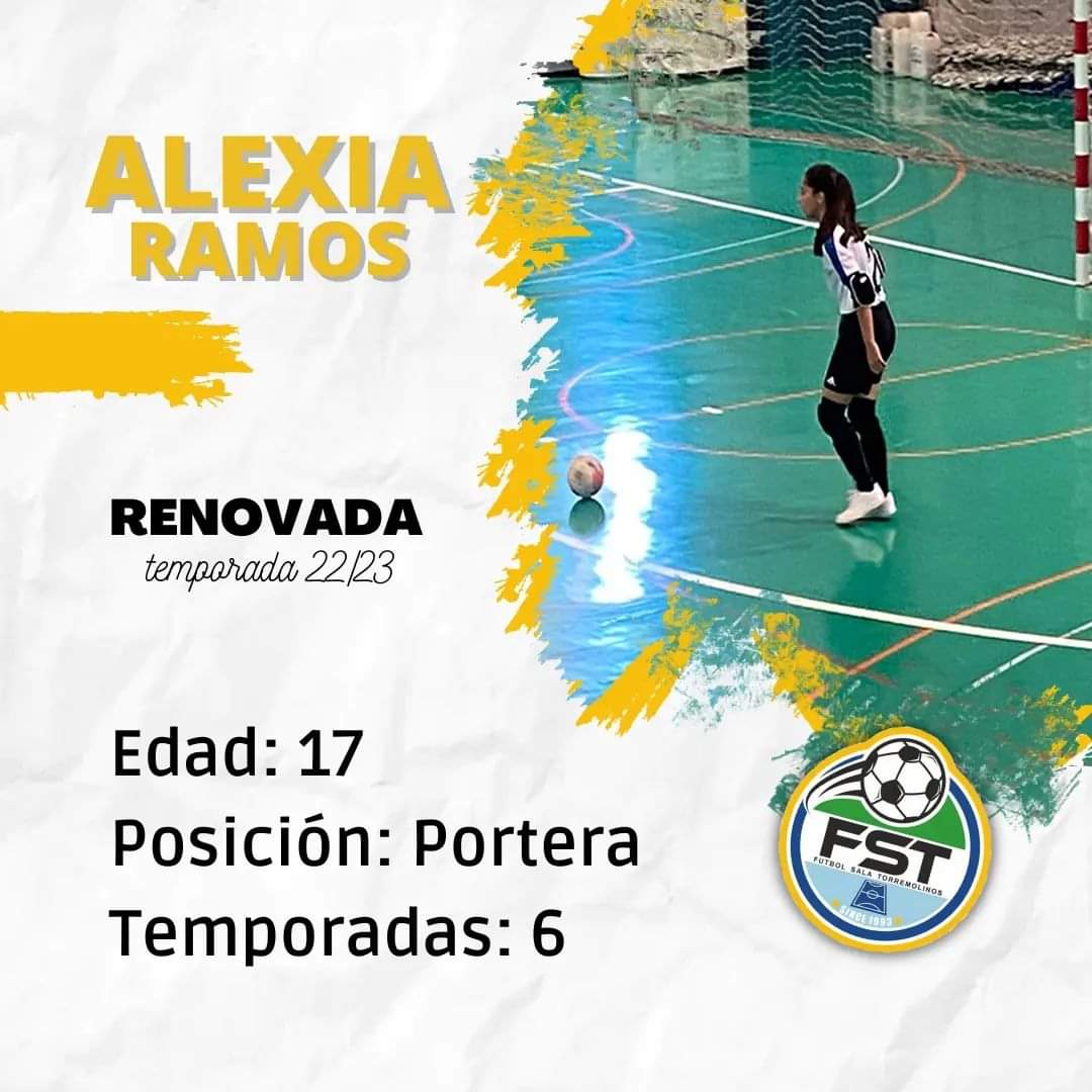 FSTorremolinos's tweet photo. Alexia Ramos, en su último año juvenil, seguirá defendiendo la portería del Sénior Femenino del FS Torremolinos tras rechazar ofertas de equipos de categorías superiores. https://t.co/Nl4GlU6Syb