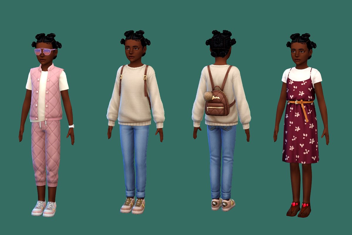WhatAGreatDai's tweet photo. Here are some of my favorite looks and swatches from the First Fits Kit!
If you want to see the full pack, take a look at my latest video: https://t.co/2W5XT3xqWP
#TheSims4FirstFitsKit #TheSims4 #ShowUsYourSims https://t.co/GQwj19X4xQ