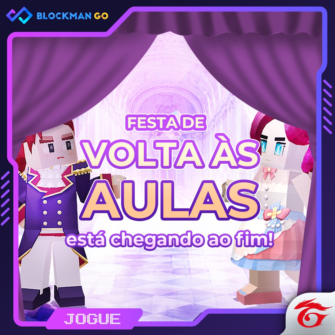 BlockmanGOBR's tweet photo. O evento Festa de Volta às Aulas está chegando ao fim!😭
 
Quais recompensas vocês conseguiram garantir no evento? E quais ainda estão faltando?👇 https://t.co/wibxCyw2zZ