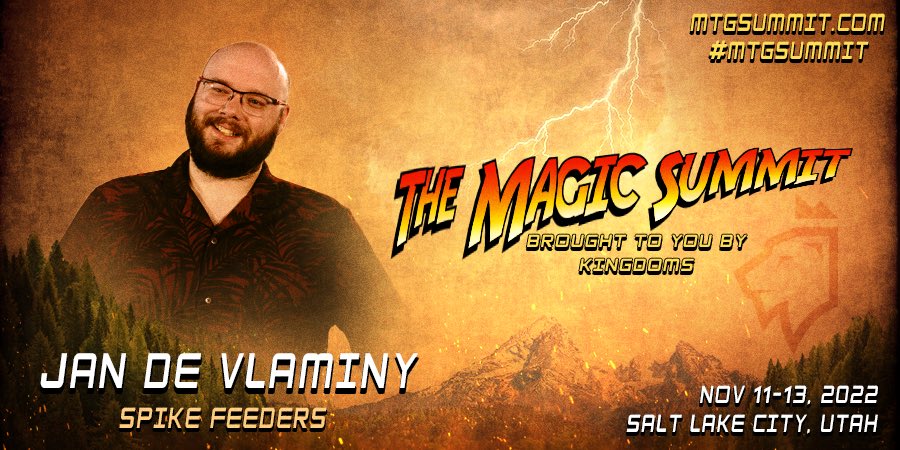 kingdoms_tv's tweet photo. The Magic Summit Special Guest Highlight #12 : @thespikefeeders 

TSF are some of the best creators out there as they make high quality authentic shows &amp; you can tell they are great people. We are super excited to have @JimTSF @SpikeFeederAlex &amp; @jan_tsf coming to the #mtgsummit https://t.co/gX2Ck83Ygu