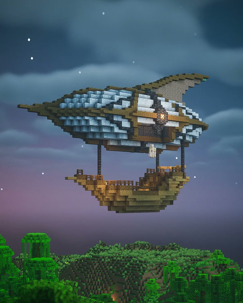 locvox_'s tweet photo. This is a build of mine from the @XRPLegends_net SMP. It's an airship that doubles as our community iron farm! 

I've been loving playing survival lately - let me know if you'd like to see more from the server!

@ZerpCraft #Minecraftbuilds https://t.co/mOj4laeSvx