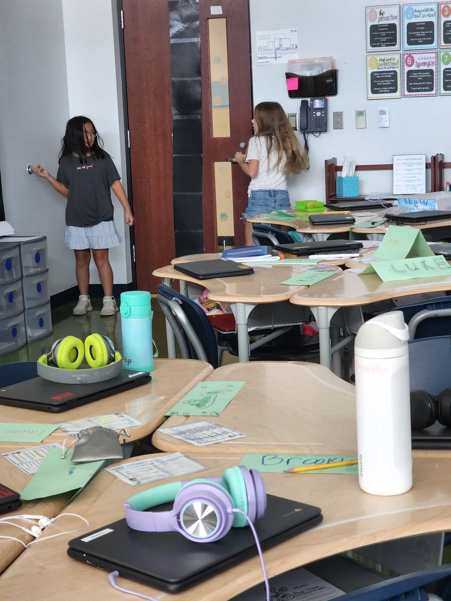 Third graders learned about magnets this week. Part of the learning involved them just "playing" with magnets testing out what was and was not magnetic. 

Some comments I heard include:
"The magnets stick to the board!"
"The magnets stick to the pen!"

They had fun!