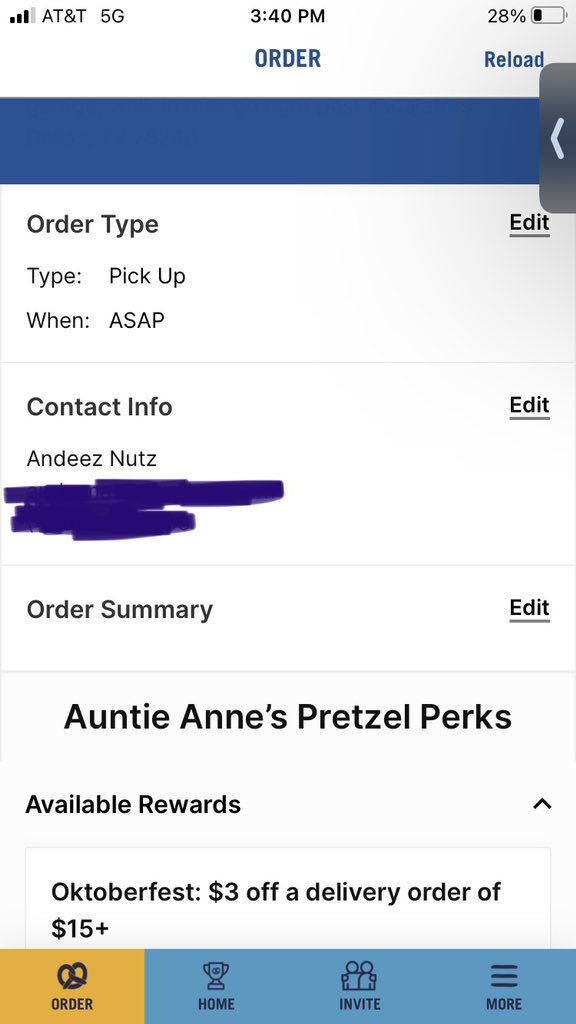 GothBoiAndyy's tweet photo. Me not realizing that if you sign into an app using Facebook, it  uploads the name you go by your on Instagram 😬 Auntie Anne’s bout to find out https://t.co/fXveFqPkaT