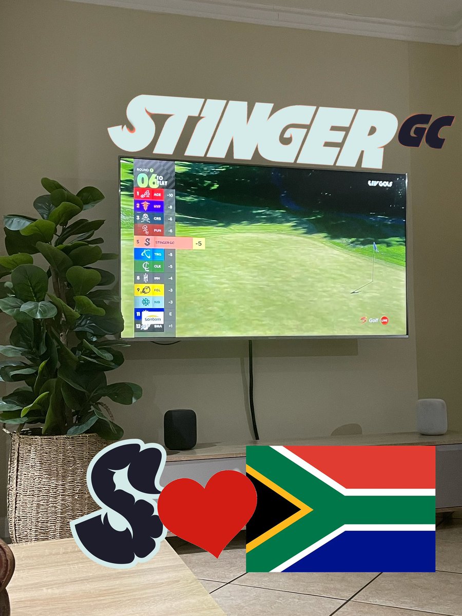 Go Stinger GC 🚀 It’s time for a South African stop in the schedule 🇿🇦<a href="/LIVGolfInv/">LIV Golf Investments</a> #LIVGolf #LIVGolfBoston 

<a href="/Louis57TM/">Louis Oosthuizen</a> 
<a href="/CA_Schwartzel/">Charl Schwartzel</a> 
<a href="/BrandenGrace/">Branden Grace</a>