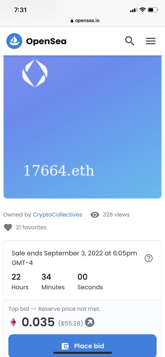 NftGems20's tweet photo. My 5 digit getting some attention 👀👀 #ens #ensdomains #ensdomain https://t.co/SQeb0eoCpw