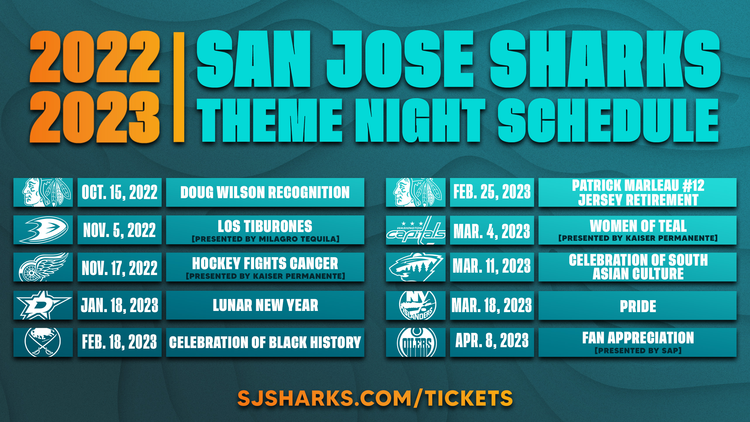 San Jose Sharks on X: Hey, @warriors got any plans on November 4