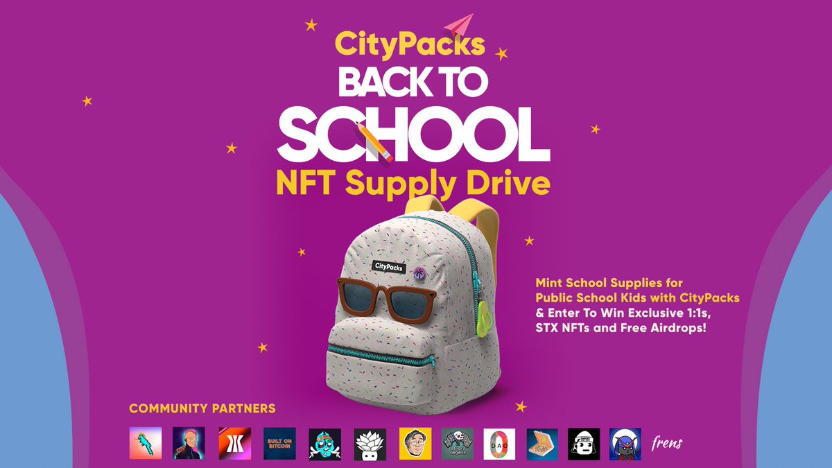 stacculents's tweet photo. ✨Here’s how to win a special 1/1 Stacc Nana CityPack! 🍌🎒

🌵All you have to do is hold both a @citypacksnft and a Stacculent in your wallet, then reply here (or our Discord) with a photo of them! 📸 📝 Each CityPack minted helps kids in Miami public schools!📚🏫✨ 🧵 https://t.co/uqhVTSMaxx