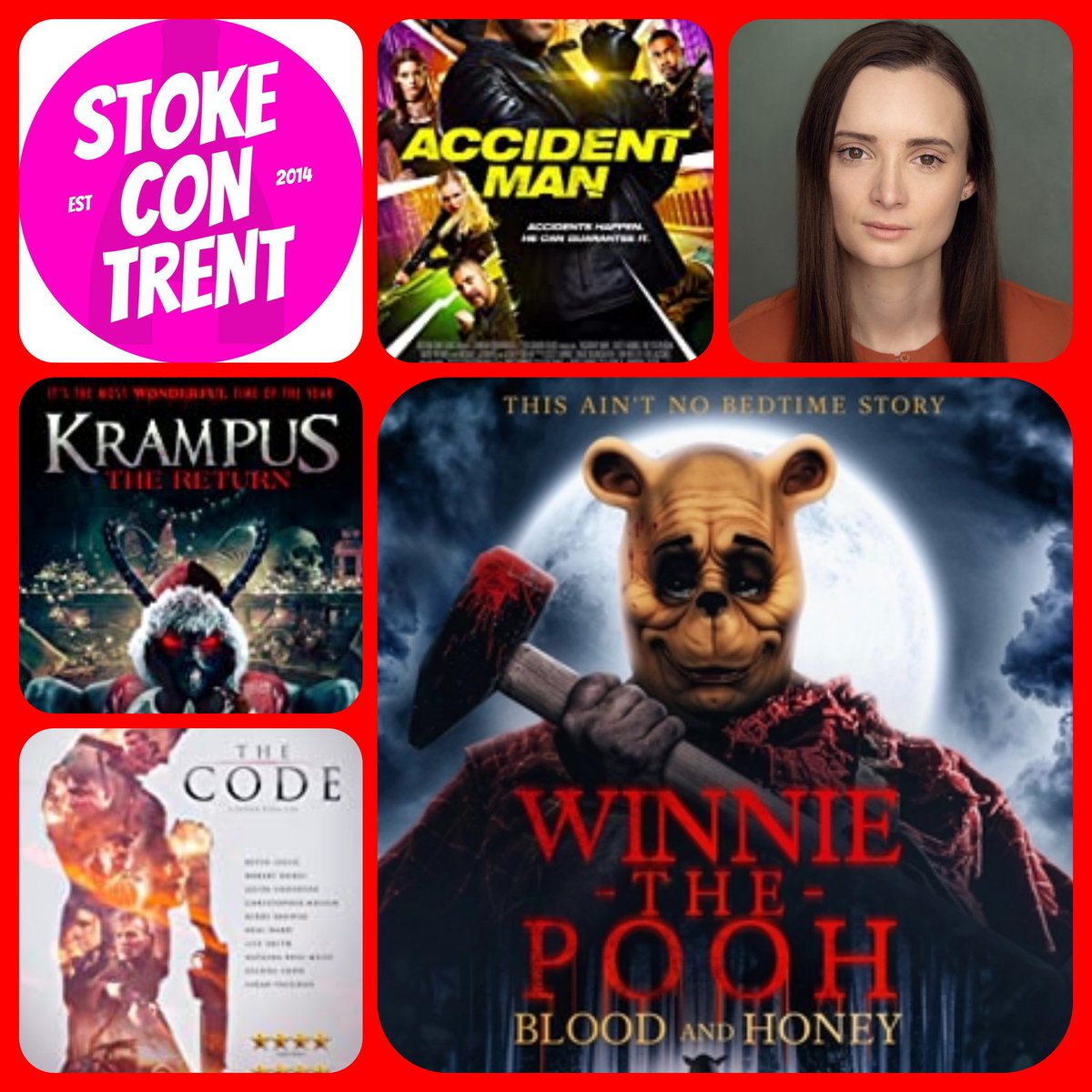 #NatashaRoseMills #WinnieThePoohBloodAndHoney #Thecode #ReturnofKrampus appearing at @stokecontrent @StaffsUni on Sunday the 9th of October 2022 courtesy of @andybrittle1