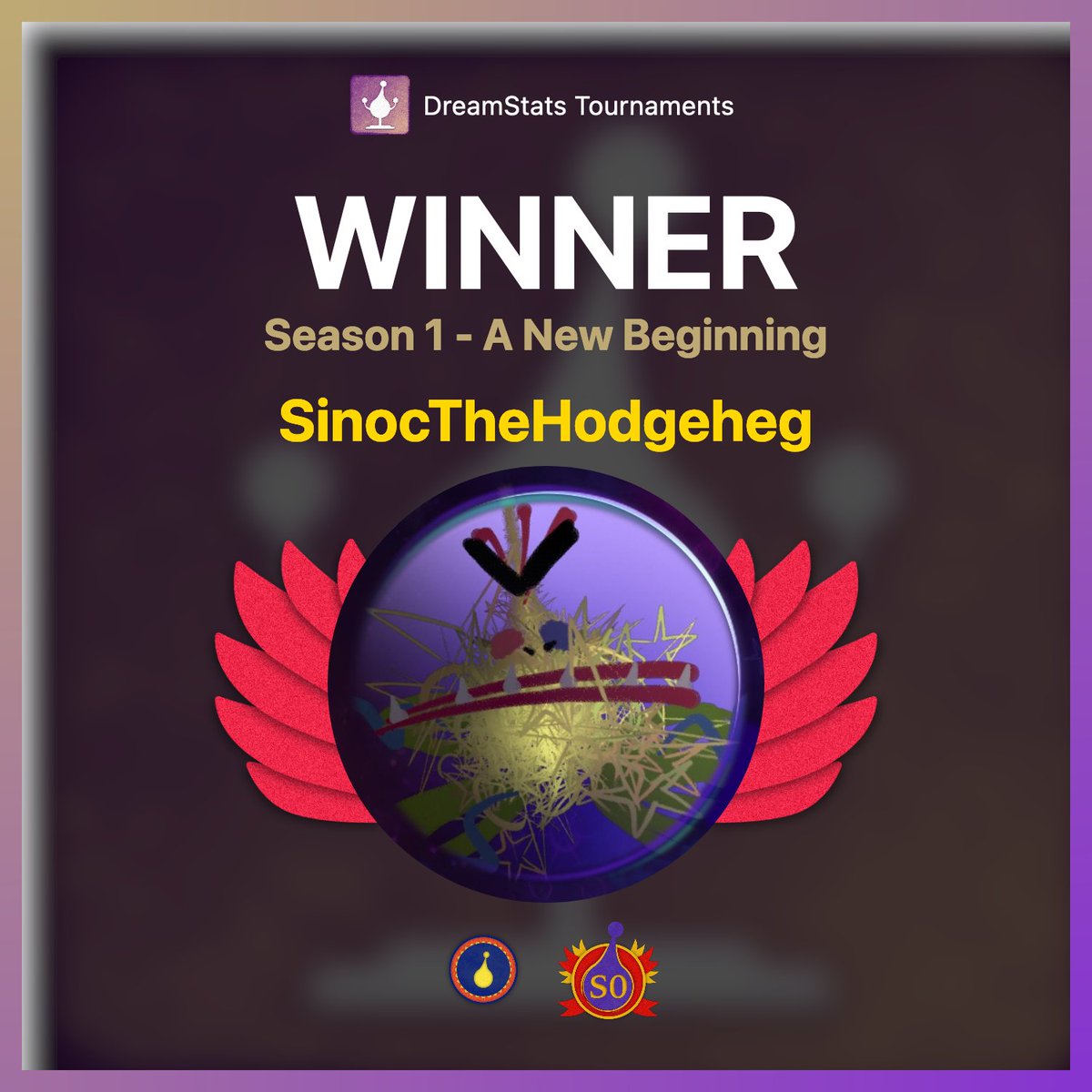 DreamStatsApp's tweet image. And that's it! The winner of the first DreamStats Tournament of season 1 is @TheSinoc 
Congrats! 🥳

#DreamsPS4 #MadeInDreams