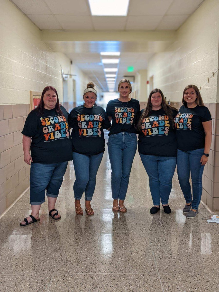 “Hey you guys having matching shirts!” -second graders all day today 🥰 #IamOakleigh