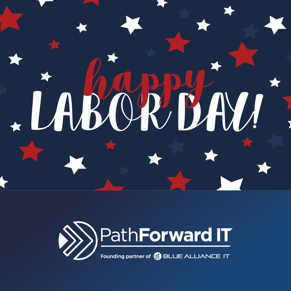 PathForwardIT's tweet photo. #LaborDay is a reminder of the hard work done all year long. Path Forward IT is grateful for our team’s creativity, productivity, and professionalism. Our teamwork is what makes our company what it is. Thank you!

#msp https://t.co/AwjNFO8FcN