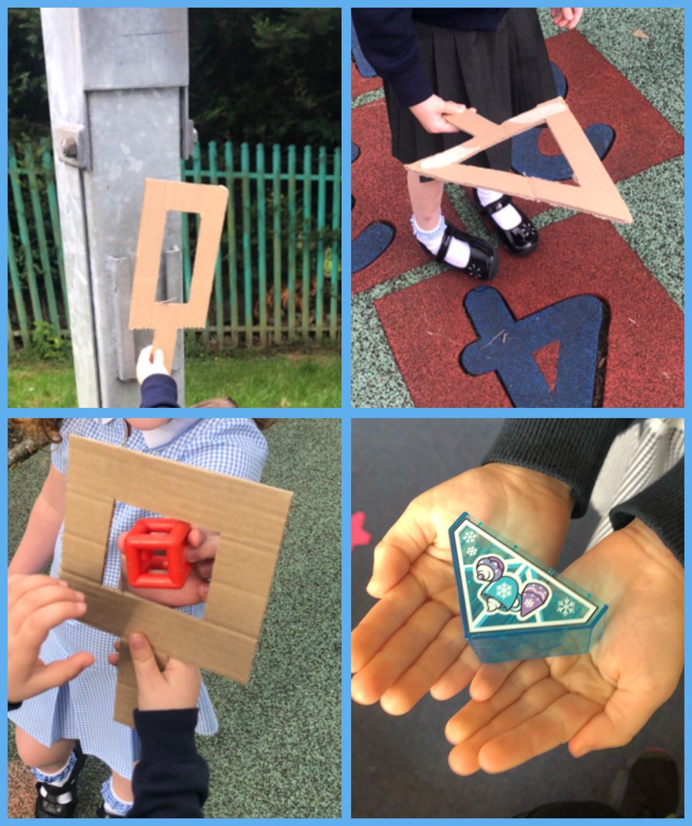 MrsGelston's tweet photo. 2D shape hunt. #primaryone #numeracy #2Dshape https://t.co/Sdkiln5169