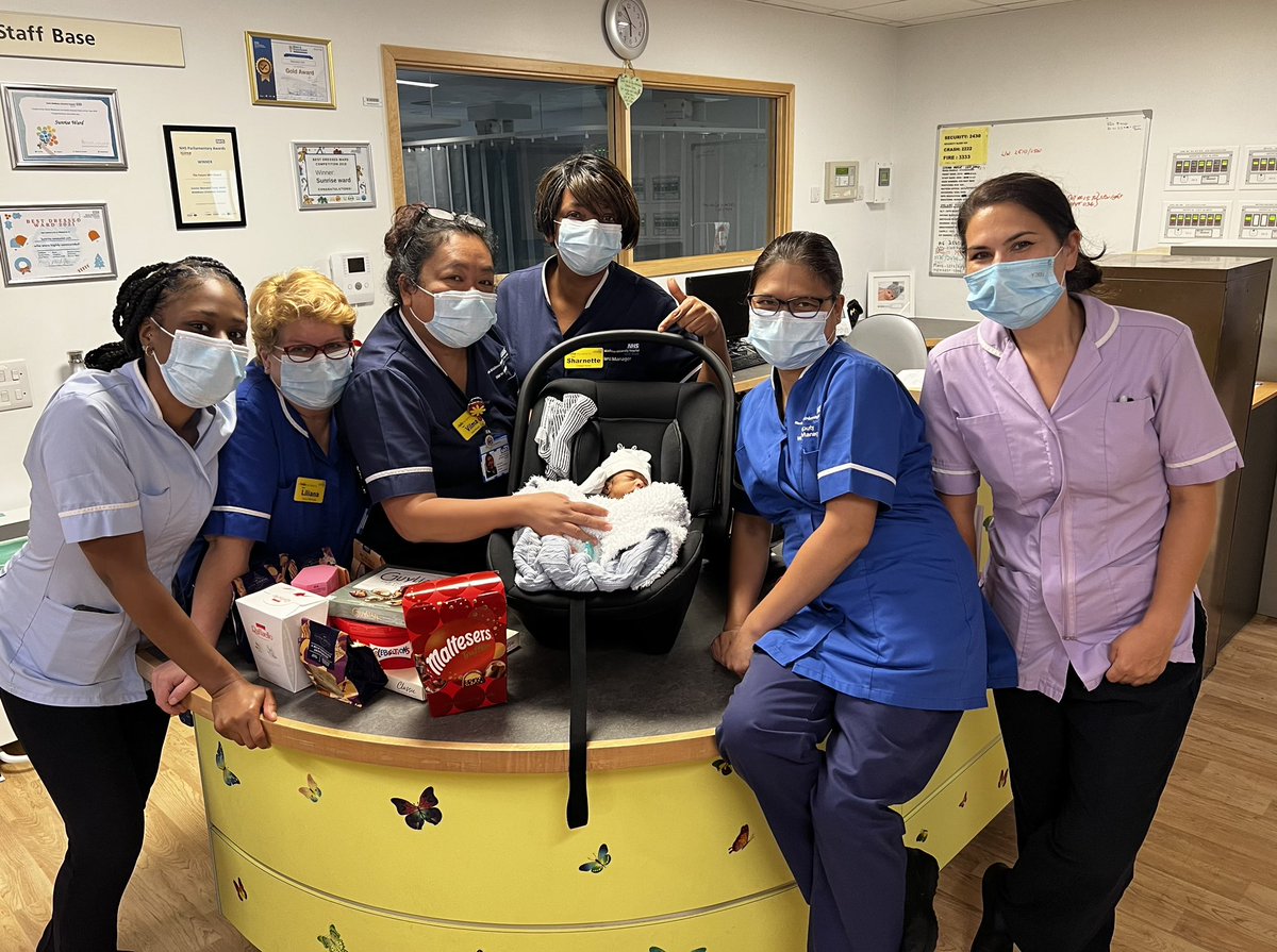 vilma_ribao07's tweet photo. Discharged one of our ex- preterm babies home after 10 wks stay in Sunrise. Parents thankful with care received from team Sunrise 🌟@NorthMidNHS 
#excellentfeedback                 #patientexperience                 @datt_colette @HazelManzano3 @CheentanSingh @barbarakuypers https://t.co/MzzrpR9ODW