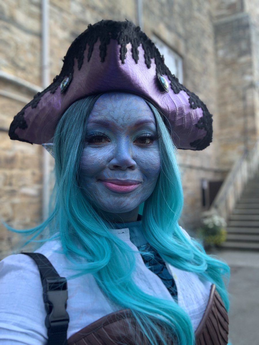 AlizaPearl's tweet photo. Meet Amadina Roe, the sea elf scavenger queen, head of Roe Ventures &amp; Associates. She’s really into scavenged pirate fashion. And dinner parties. 

MU by Ricardo Soriano!
@dndinacastle #DnDIAC https://t.co/GRGJS8VeFI