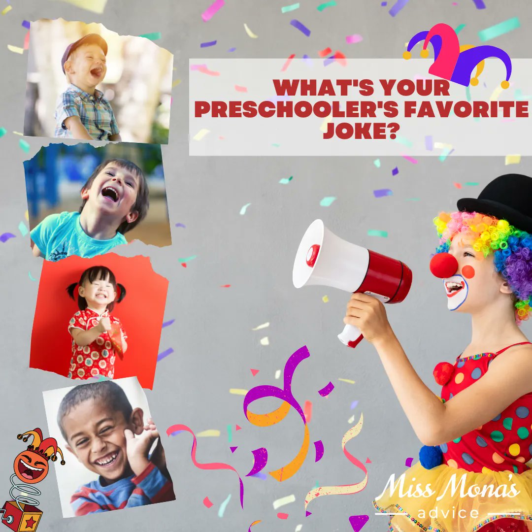 missmonasadvice's tweet photo. our preschooler is starting to understand enough words to appreciate wordplay, which means it's all up for some good laughs.  What's your preschooler's favorite joke?
#joketime#preschool #preschoolteacher #education #parenting https://t.co/tia4BZFivp