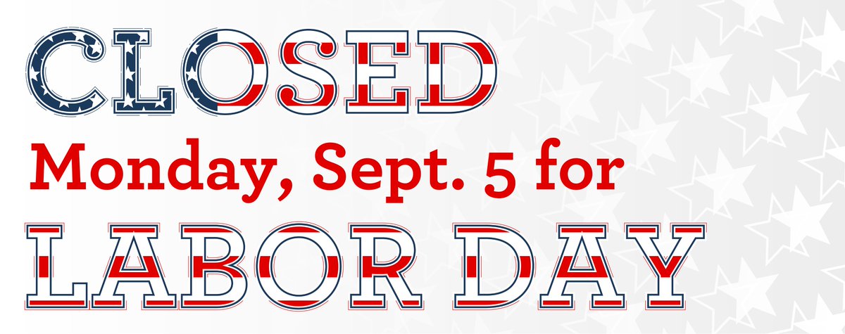 lamarcomcollege's tweet photo. REMINDER: LCC's main campus and satellite campuses will be closed on Monday, Sept. 5 for Labor Day.
Have a WONDERFUL long weekend, everyone - and we love that you're a Lope!!
#LopesPride https://t.co/jHFBfDSfY5