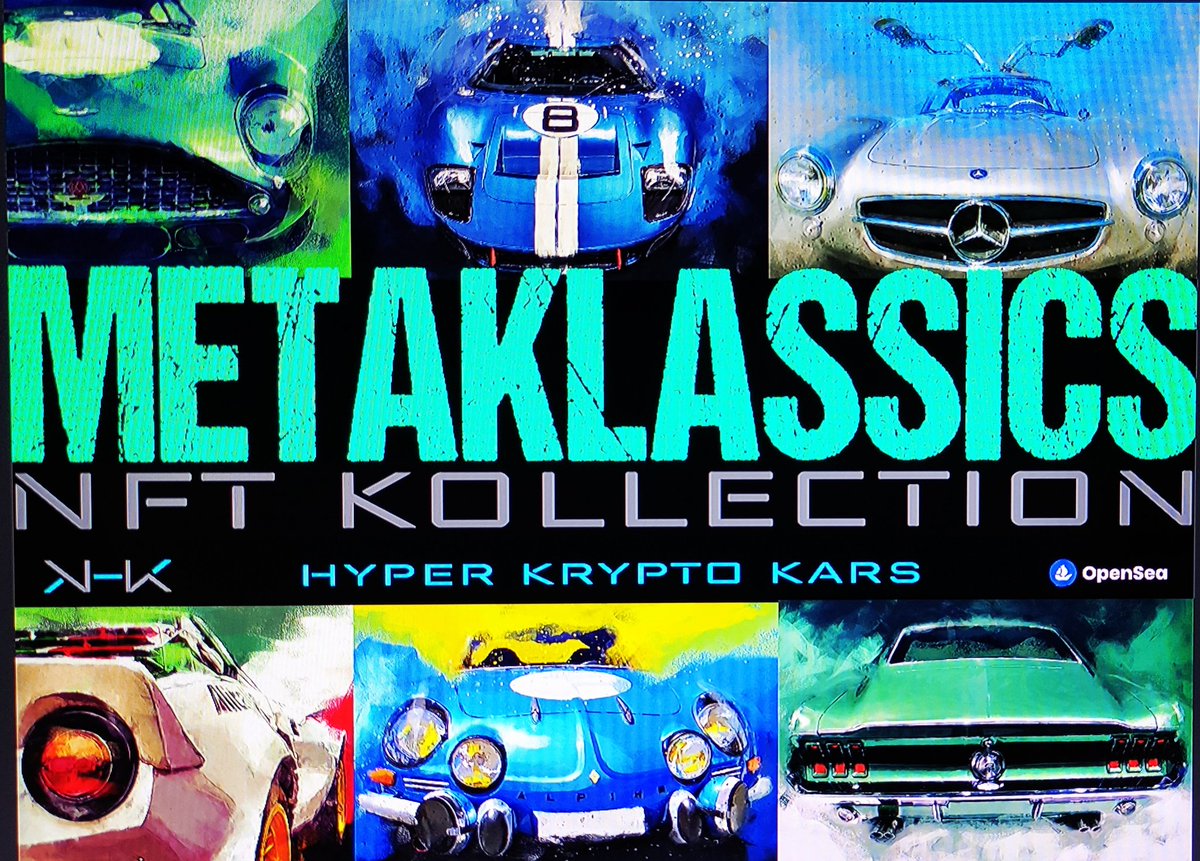 HyperKars's tweet photo. @Moonstonenft1 HYPER_KRYPTO_KARS on OpenSea. 
Awesome NFT Kollection https://t.co/Z5RxzXnbw9