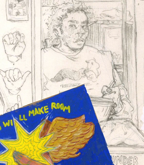 thinking about this zine 2day so reminder that i have a wholeass zine of sketchbook art i did from 2020 to 2022 and you can get it (for pay what u want <3) here: https://t.co/OGpZQxmPoS 