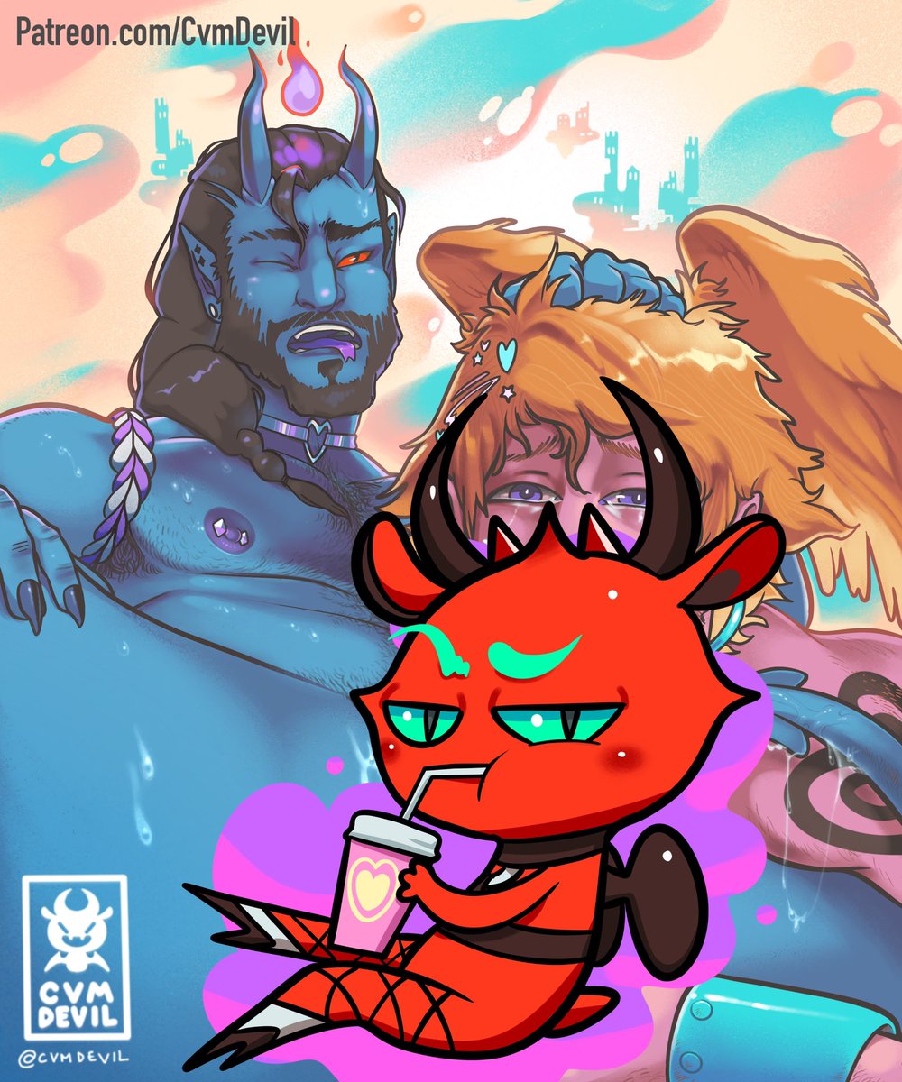 ⚠️INCVMING ART DROP⚠️ 
It’s time for some deeper action… full uncensored versión on patreon soon patreon.com/happip

Es momento de ahondar en el asunto… en patreon tendréis la ilustración sin censura patreon.com/happip