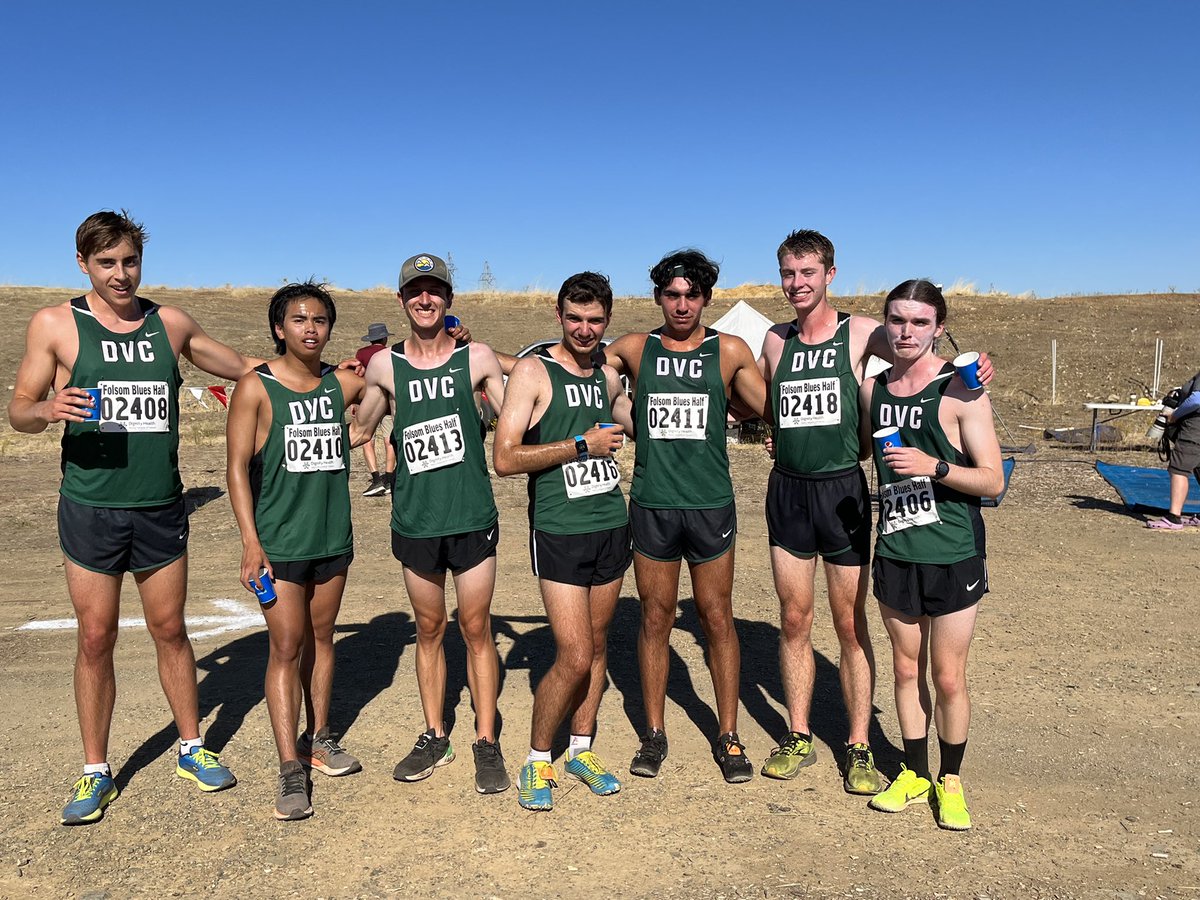 DVCcrosscountry's tweet photo. DVC Men, lead by freshman Diego Flores, capture Big 8 Preview Title at Folsom Lake College. Women were second with Sophomore Olivia Lawson leading the lady Vikings and finishing 2nd overall. https://t.co/ut4oTLO7Bp