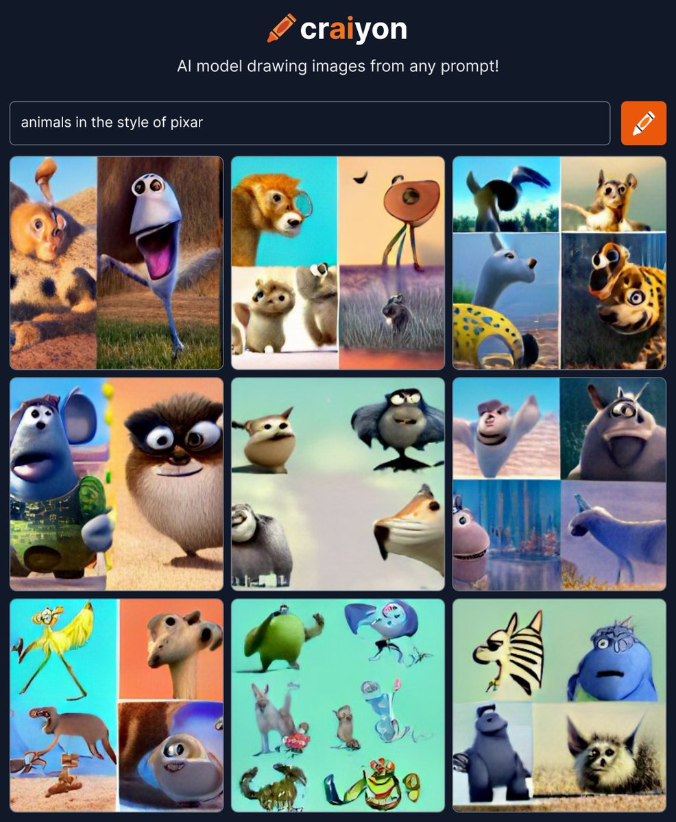 Can you guess what animals these are supposed to  be?