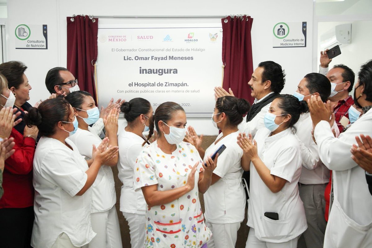En los últimos días hemos puesto en marcha grandes obras del sector salud para los hidalguenses: 

🏥 Hospital Regional de Zimapán
🔬 Laboratorio Estatal de Salud Pública