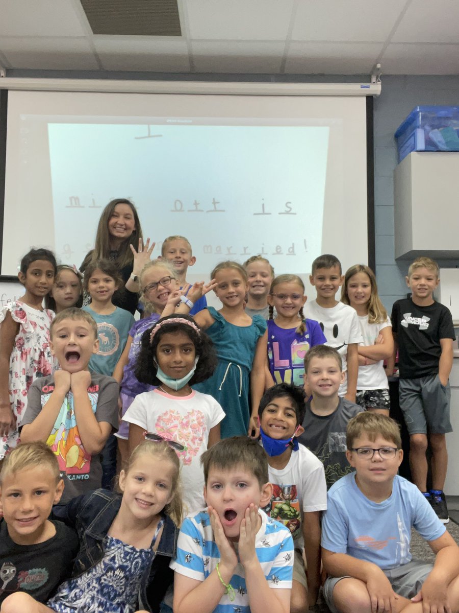 This week I shared some very exciting news with my class…I got engaged! 💍💗 I have many offers for a flower girl &amp; ring bearer already!