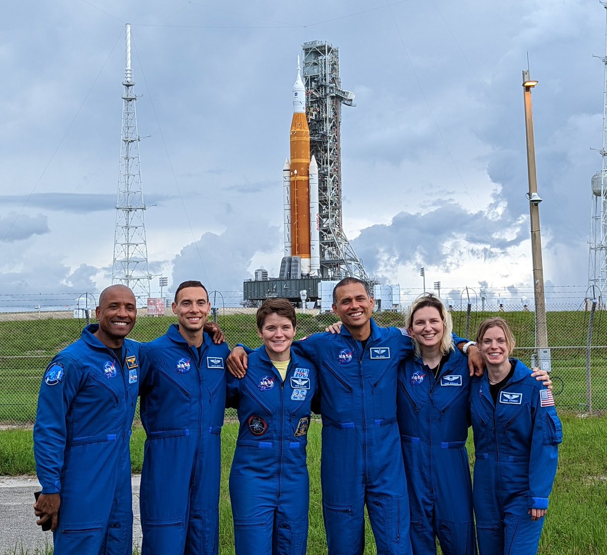 So thrilled to be out here at Kennedy Space Center for tomorrow’s @NASAArtemis launch attempt! Proud to be a part of the NASA team!