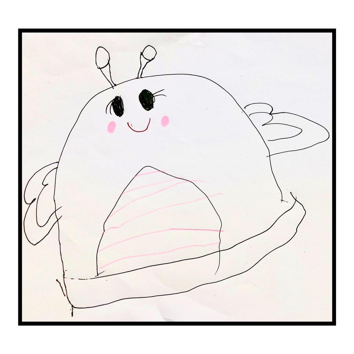 artimos1's tweet photo. Apsara (6) drew "Butter," her favourite butterfly squishmallow, for #WilgeKids.
#WilgefortisX #KidsArt #ArtOfTheDay #ContemporaryArt #VirtualExhibition #PocketExhibition #TogetherInArt #ArtIsLife #LifeIsArt #Celebrate #Celebration #HappyBirthday #MyFavouriteThing https://t.co/JpO79ChpLG