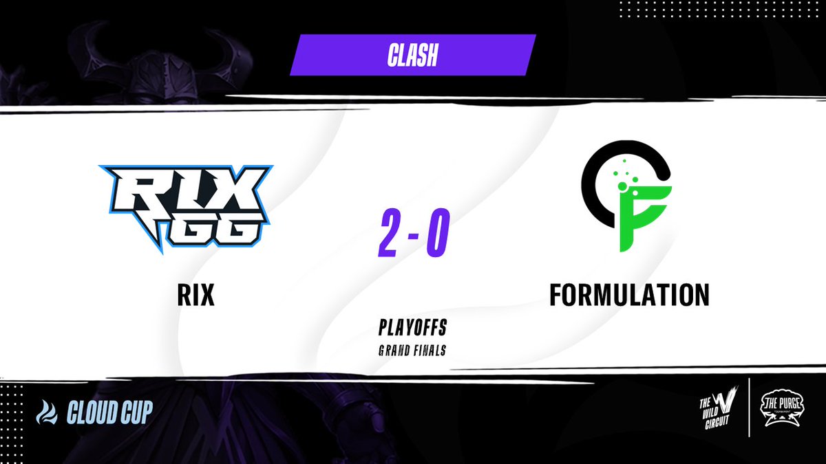 PurgeTournament's tweet photo. @RixGG_ are your #CloudCup winners! ✨ https://t.co/YargZ1oifV