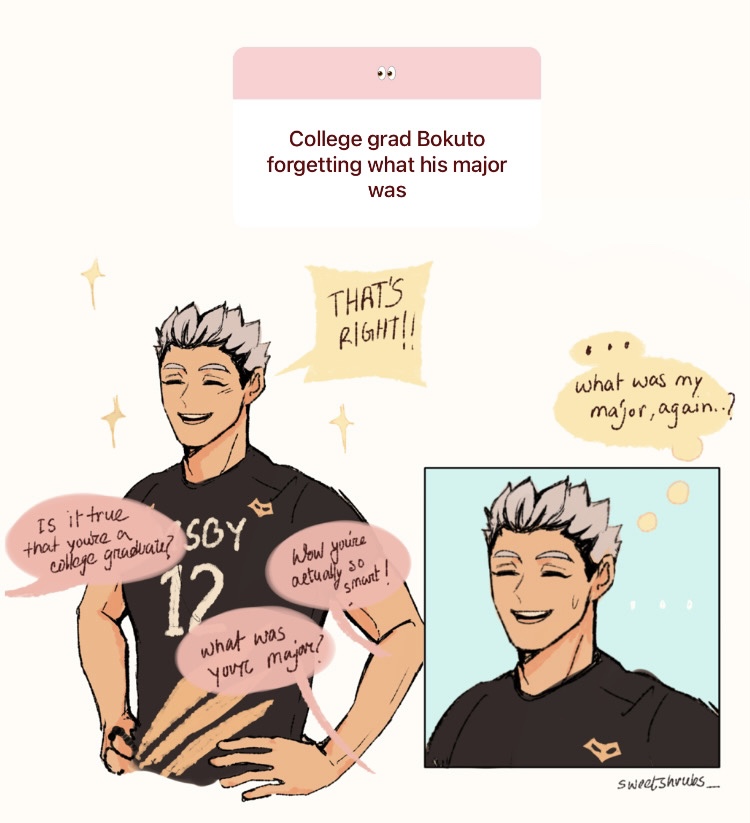 sweetshrubs_'s tweet photo. Silly doodle from insta 
#ハイキュー https://t.co/zwVcasxhbT