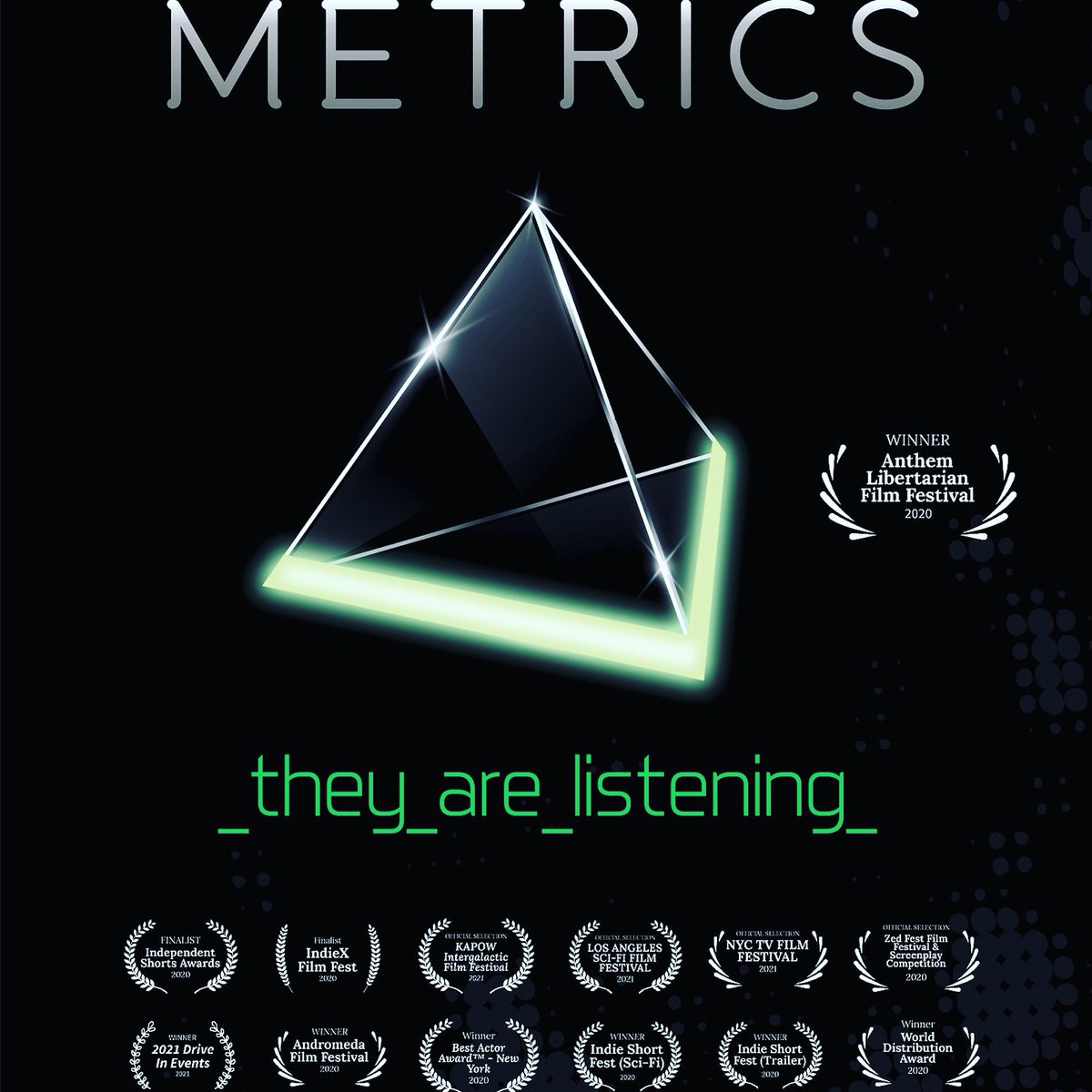 brpatrick1's tweet image. Our film(Metrics)is a sleeper hit winning 7 AWARDS! A Scifi comedy about a man and his Virtual Assistant! #AmazonPrimeVideo