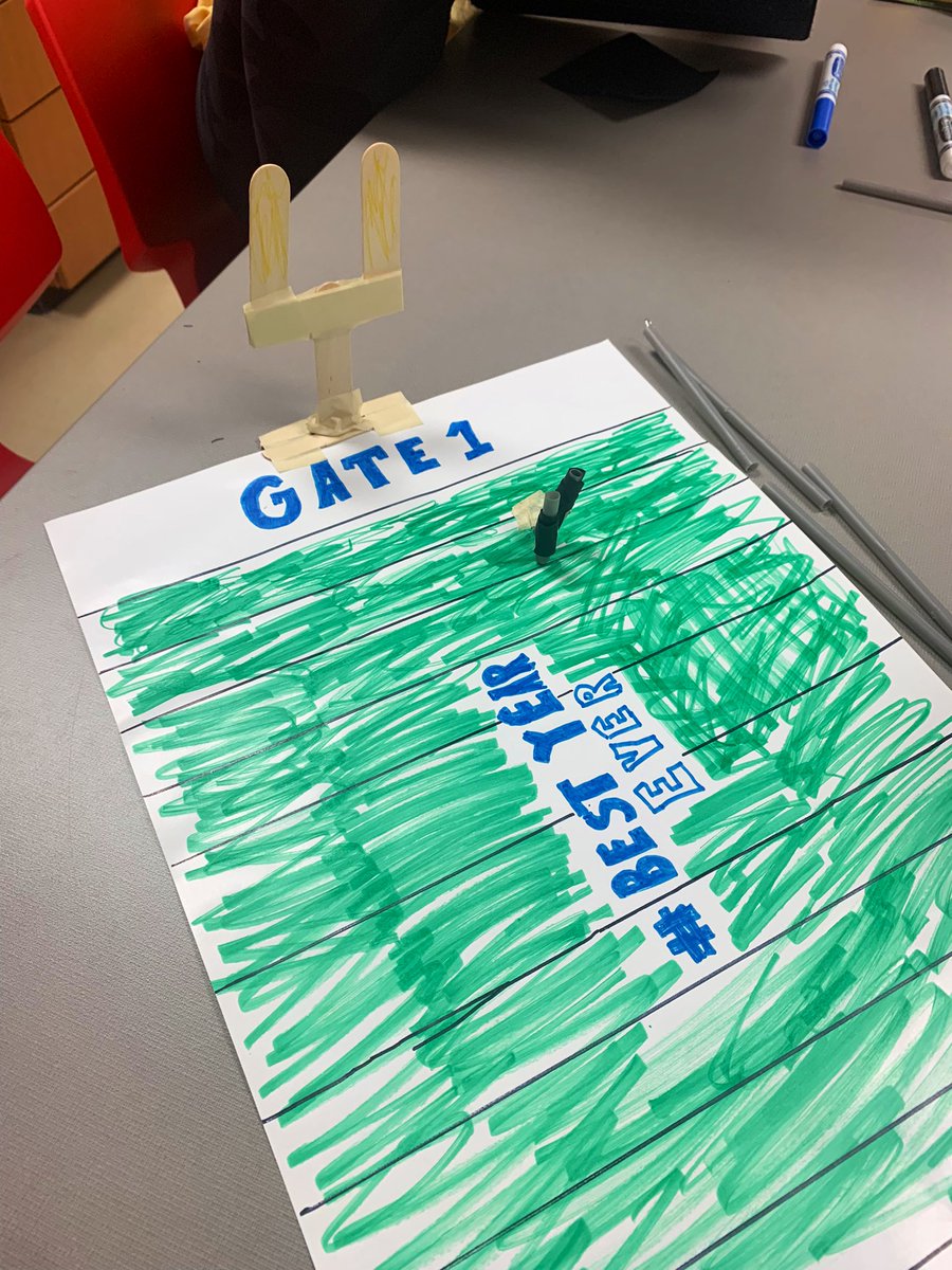 stanleyStyleGT's tweet photo. Challenge Lab Friday in GATE! The students got ready for football season while using the engineering design process! #bestdayever https://t.co/AQe88geWYn