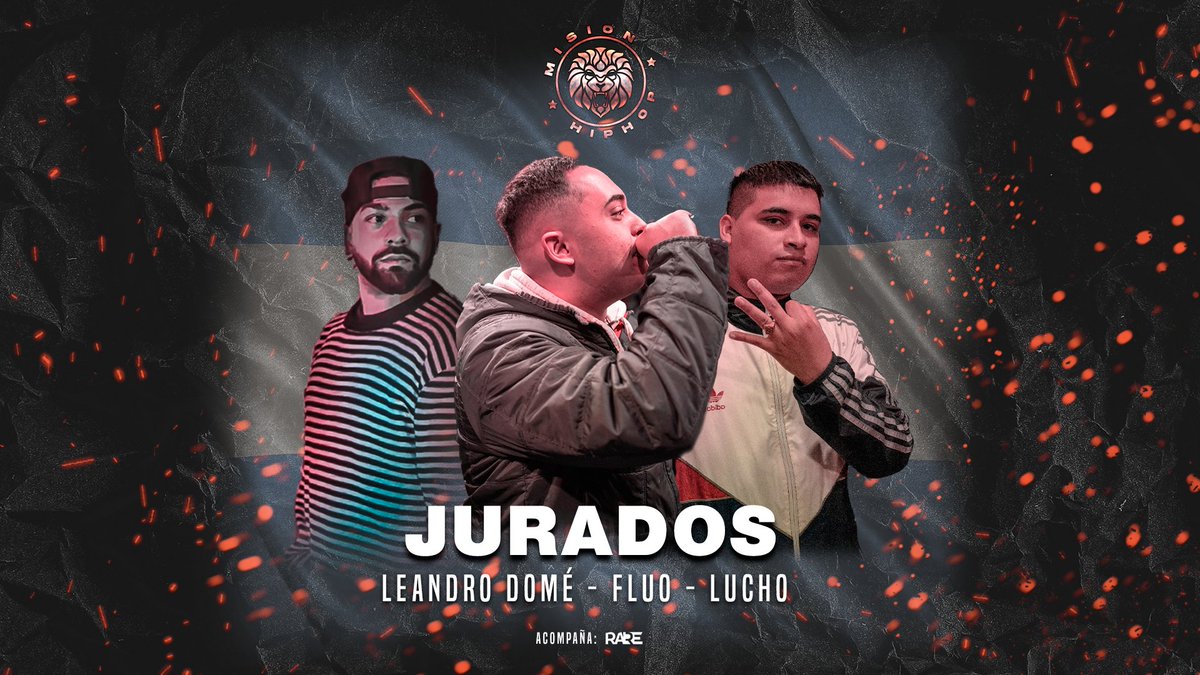 mision_hiphop's tweet photo. ¡LOS JURADOS DE LA ÚLTIMA FECHA! ✍️

• #DOME , @Luchoe_ y @Fluo_avc son los jurados de la fecha postergada de #MisiónHH🦁

💻 @rareproductora

@MisioFLow

#MisionHHArgentina🇦🇷 #MisionHHBuenosAires https://t.co/S8cDhDQnUH
