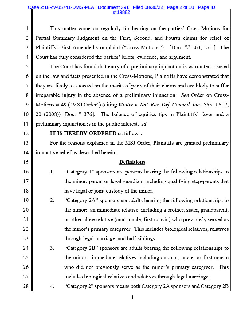 pschey's tweet photo. BREAKING - Preliminary Injunction issued in CHRCL's class action lawsuit Lucas v. Becerra in Central District of CA, helping ensure that detained unaccompanied immigrant children receive due process protections. https://t.co/7L8Ryc1kHO