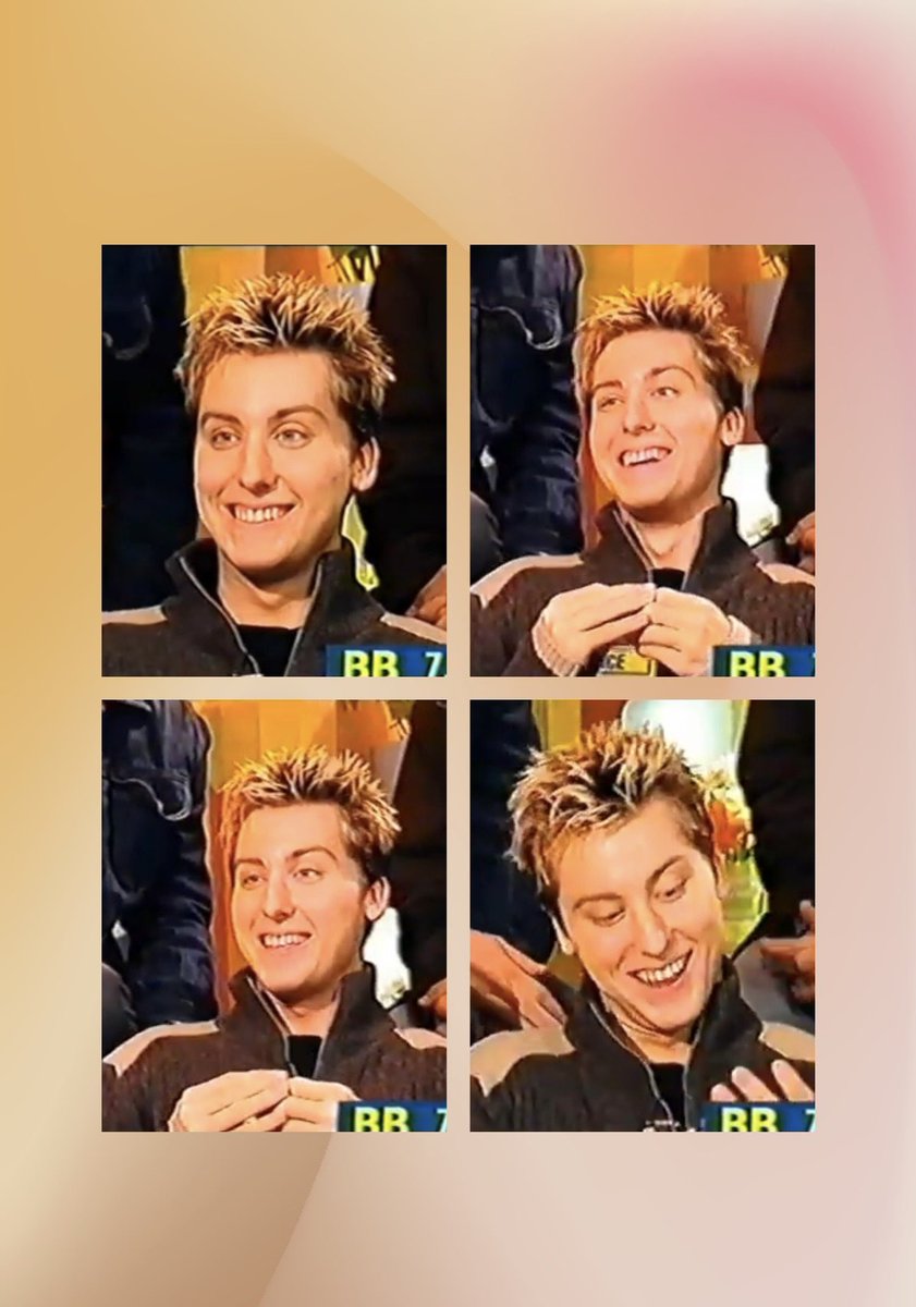 LanceBassLove's tweet photo. Happy #FrostedTipsFriday! β€οΈ
Look at that adorable face!! π©π
#LanceBass #NSYNC #FBF https://t.co/7NNz7O7PFQ